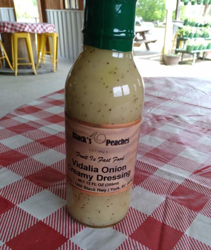 Vidalia Onion Creamy Dressing Black's Peaches in York, SC